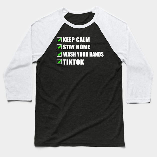 Keep calm in pandemic Baseball T-Shirt by peekxel